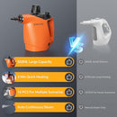 Handheld Steam Cleaner, Steam Cleaner with 16 PCS Accessory & Safety Lock, 500ML Large Capacity Natural Surface Steam for Cleaning, Multipurpose Steamer for Home, Car, Bathroom, Grease (Orange) by TinyTreasures Baby Boutique