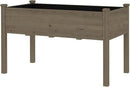 MUPATER 4'x2' Raised Garden Bed, Elevated Planter Box with Drainage Holes for Herbs and Vegetables, Raised Garden Bed with Four Legs for Garden, Patio and Greenhouse, Brown by GreenHaven Gardens