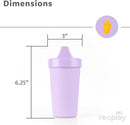 Re-Play Sippy Cups for Toddlers - 10 Oz. Reusable Spill Proof Cups for Kids, Dishwasher/Microwave Safe - Made in USA - Set of 6-3.13" x 6.25" - Fairytale by TinyTreasures Baby Boutique