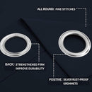 Easy-Going Blackout Curtains for Bedroom, Solid Thermal Insulated Grommet and Noise Reduction Window Drapes, Room Darkening Curtains for Living Room, 2 Panels (52x84 in,Navy) by CozyNest Decor