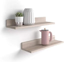 Mobili Fiver, Set of 2 Rachele Shelves, 31.49 in, Pearled Elm, Made in Italy by CozyNest Decor