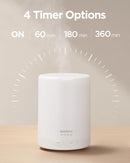 InnoGear 300ML Essential Oil Diffuser, Premium 5-in-1 Ultrasonic Aromatherapy Diffusers Scent Humidifier Aroma Diffuser Vaporizer Auto-Off Timer for Room Office Home, Basic White, Medium by TinyTreasures Baby Boutique