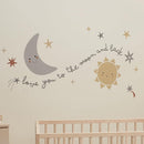 Bedtime Originals Little Star Celestial Moon & Stars Wall Decal/Stickers by TinyTreasures Baby Boutique