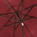 EliteShade USA 10-Year-Non-Fading 10Ft Market Umbrella Patio Umbrella Outdoor Table Umbrella with Ventilation, Burgundy by GreenHaven Gardens
