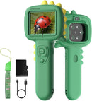 Microscope Camera for Kids Gifts Toys- Handheld Pocket Microscopes with 2.4" Screen and Autofocus - Mini Digital Educational Science Kit for Christmas Birthday for Age 3-5 5-7 8-12 Girls Boys (Green) by TinyTreasures Baby Boutique