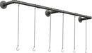 Plant Hanger Indoor, Hanging Planters Rod for Indoor Plants with 6 Hanging Chains, Wall Plant Hanging Rod for Window Ceiling, 65.7 Inch, Metal/Black, Pots Not Included… by GreenHaven Gardens