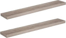 HOOBRO Floating Shelves for Wall, Wall Mounted Shelf Set of 2, 47.2" Hanging Shelf with Invisible Brackets, for Wall in Bathroom, Bedroom, Toilet, Kitchen, Living Room, Office, Greige BG120BJP201 by CozyNest Decor
