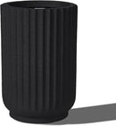 Classic Roman Column Style Planter | 20" Tall | Black & White Options | Ideal for Entrance & Living Room Corner | Durable Fiberglass Composite by CozyNest Decor