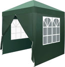 Outvita 6.5x6.5ft Pop Up Canopy Tent, Outdoor Instant Shelter Folding Canopy with 4 Side Walls and Carry Bag for Commercial Events, Party, Backyard BBQ, Camping Green by GreenHaven Gardens