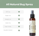 Victoria's Lavender Organic Don’t Bug Me Insect Spray DEET-Free with Lavender Essential Oils & Aloe Vera, Plant-Based Bug Spray for Sensitive Skin, Made in The USA - Outdoor, Hiking, Travel (Two 4oz) by TinyTreasures Baby Boutique