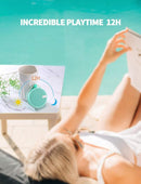 INSMY C12 IPX7 Waterproof Shower Bluetooth Speaker, Portable Small Speaker, Speakers Bluetooth Wireless Loud Clear Sound Support TF Card Suction Cup for Outdoor Kayak Canoe Beach Gift (Mint) by TinyTreasures Baby Boutique