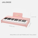 Kids Piano Keyboard, Digital Piano for Kids, Music Educational Instrument Toy, Wood Toy for 3+ Girls and Boys (Pink, 37 Keys) by TinyTreasures Baby Boutique