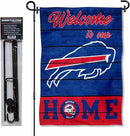 WinCraft Buffalo Bills Welcome to Our Home Garden Flag and Flagpole Mount by GreenHaven Gardens