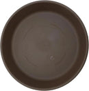 The HC Companies 6 Inch Round Plastic Classic Plant Saucer - Indoor Outdoor Plant Trays for Pots - 6.75"x6.75"x1.13" Chocolate by GreenHaven Gardens
