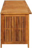 vidaXL Outdoor Storage Box, Deck Box with Gas-Lift Lid, Storage Chest with Water-Resistant Zippered Bag Inside, 78.7''x19.7''x22.8'', Solid Acacia Wood by CozyNest Decor