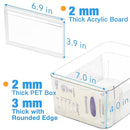 Breastmilk Storage Container with 4 Freezer Flattener Kit to Flatten Standing Breast Milk Bags in Organizer Bins Save Refrigerator Space |Horizontal Storage by TinyTreasures Baby Boutique
