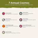 Eden Brothers Crazy for Cosmos Flower Mixed Seeds for Planting, 50 lb, 24,000,000+ Seeds with Cosmos Gloria, Pinkie, Purity, Attracts Pollinators, Plant in Spring or Fall, Zone 3, 4, 5, 6, 7, 8, 9, 10 by GreenHaven Gardens