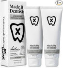 Professional Ultra Whitening Toothpaste - 2 Pack - Sensitive Teeth Whitening Toothpaste with Sodium Fluoride & Hydrogen Peroxide, ADA Approved, Vegan, 2 x 4.2oz by CozyNest Decor