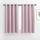NICETOWN Bedroom Curtains Room Darkening Draperies - Room Darkening Drapes/Panels for Bedroom, Grommet Top 2-Pack, Lavender Pink, 52 x 54 inches Long, Thermal Insulated, Privacy Assured by TinyTreasures Baby Boutique