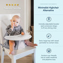 Upseat – The Original Ergonomic Baby Floor & Booster Seat with Tray, Developed with Physical Therapists for Upright Posture & Healthy Hip Development, 4–24 Months, Dishwasher-Safe Extra-Large Tray by TinyTreasures Baby Boutique