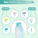 Baby Grooming Kit, Electric Safety Nail Trimmer Baby Nursery Kit，Infant Safety Care Set with Hair Brush Comb Nail Clipper Nasal Aspirator,Baby Essentials Kit for Newborn Girls Boys (20 Pc Green Kit) by TinyTreasures Baby Boutique