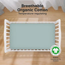 KeaBabies 2-Pack Organic Crib Sheets for Boys, Girls - 52x28 Fitted Crib Mattress Sheet Neutral, Breathable Jersey Cotton Cover for Baby Bed, Toddler Mattress, Soft & Cute Prints (Toasty) by TinyTreasures Baby Boutique