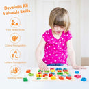 Coogam Wooden Alphabet Puzzle – ABC Letters Sorting Board Blocks Montessori Matching Game Jigsaw Educational Early Learning Toy Gift for Preschool Year Old Kids by TinyTreasures Baby Boutique