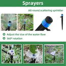 236FT Quick Connect Drip Irrigation Kit, Garden Watering System DIY Automatic Irrigation Equipment Kit for Lawn Raised Bed Greenhouse Plant Watering with 1/4'' Tubing, Drip Emitter, Connector by GreenHaven Gardens