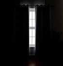 MIUCO Blackout Curtains Room Darkening Curtains Textured Grommet Window Curtains for Living Room 2 Panels 52x84 Inch Long Greyish White by TinyTreasures Baby Boutique