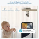 ieGeek 2K Split-Screen Baby Monitor, 5" Audio Baby Monitor with 2 Cameras, WiFi Smartphone Video Dual Camera, Night Vision, Motion & Cry Detection, Two Way Talk Temper &Humidity Sensor by TinyTreasures Baby Boutique