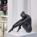Guichifun Yoga Dancer Statue Home Decoration - Resin Bronze Sculpture Modern Creative Home Garden Statue Handicrafts Art Ware Home Décor Office Room or Outdoor Garden Gifts 16.3 x 7.15 x 13.9 Inch by CozyNest Decor