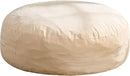 Hobestluk 6FT Bean Bag Chair Bean Bag Chairs for Adults Giant Bean Chairs with Velvet Cover, Memory Foam BeanBag Chair Fluffy BeanBag Chairs for Living Room, Bedroom- Khaki (70" x 70" x 15") by CozyNest Decor