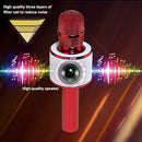 BONAOK Wireless Bluetooth Karaoke Microphone,3-in-1 Portable Handheld Mic Speaker Machine Birthday Home Party for PC or All Smartphone(Q37 Red) by TinyTreasures Baby Boutique