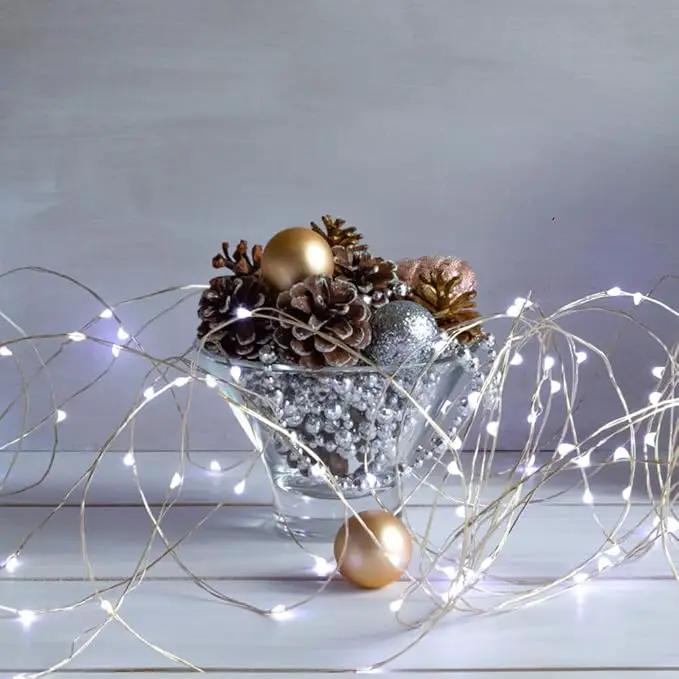 Fairy Lights Plug in,328FT 1000 LEDs Waterproof Led String Lights,Twinkle Light with 8 Modes Remote for Outdoor Indoor Christmas Wedding Birthday Garden Party Decorations,Cool White, photo 3 of 7