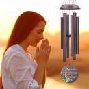 Sympathy Wind Chimes, Personalized Wind Chime for Loss of Loved Father/Mother/Lover, Commemorative Sympathy Bereavement Condolences Gifts for Funeral (36inch) by CozyNest Decor