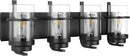 Bathroom Vanity Light Fixtures,4 Lights Matte Black Vanity Lights, Industrial Black Wall Sconces 4 Lights,Farmhouse Bathroom Lights(Bulbs not Included) by CozyNest Decor