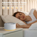 Nursery Lamp with Sound Machine, Mood Lighting, 7 Colors Night Light, 30 Soothing Sounds, White Noises for Baby, Adults. Timer, Plug in, Memory Function, Touch Control by TinyTreasures Baby Boutique