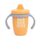 Bella Tunno Sippy Cup, Silicone Training Cup with Transition Handles for Infants, Toddlers & Kids, Babies 6-12 Months & Toddlers 1-3 Years, Boys & Girls, Duck Duck Juice, 8 oz by TinyTreasures Baby Boutique