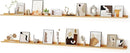 Floating Picture Ledge Shelves for Wall Set of 2, 95 Inches Picture Ledge Shelf with Long Large Nursery Book Shelf for Toys Storage Kids Bookshelf Wall Mounted Living Room Bedroom Decor Frames, Oak by TinyTreasures Baby Boutique