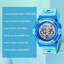 Kids Watch,Boys Watch for 3-15 Year Old Boys,Digital Sport Outdoor Multifunctional Chronograph LED 50 M Waterproof Alarm Calendar Analog Watch for Children with Silicone Band,Kids Gift by TinyTreasures Baby Boutique