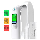femometer Infrared Ear Thermometer for Adults & Kids, Highly Accurate, 1s Result, 30 Memory Recall, 3-Color Fever Alarm, with 21 Disposable Probe Covers & Storage Case by TinyTreasures Baby Boutique