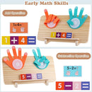 Educational Learning Number Toy for Toddler, Math Manipulatives Number Counting Blocks, Finger Counting Math Toys, Homeschool Supplies for Teaching Early Education Toys, Montessori Toy for Toddler by TinyTreasures Baby Boutique