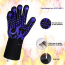 Comsmart BBQ Gloves, 1472 Degree F Heat Resistant Grilling Gloves Silicone Non-Slip Oven Gloves Long Kitchen Gloves for Barbecue, Cooking, Baking, Cutting by GreenHaven Gardens