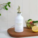 HOMCDALY Olive Oil Dispenser for Kitchen, 11.8oz Glass kitchen Dispenser Bottle, Gold Oil&Vinegar Cruet Set, Leakproof Oil Containers for Cooking| Set of 2 (11.8oz – Gold) by CozyNest Decor