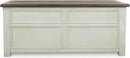 Signature Design by Ashley Bolanburg Farmhouse Lift Top Coffee Table with Drawers, Antique Cream & Brown by CozyNest Decor
