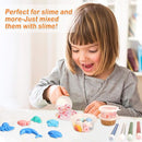 Slime Supplies Kit, 162 Pack Add Ins Slime Kit for Kids Girls Slime Making, Including Foam Balls, Glitter, Fishbowl Beads, Charms, Clear Containers by WINLIP by TinyTreasures Baby Boutique