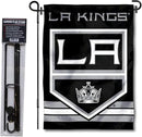 WinCraft Los Angeles Kings Garden Flag with Pole Stand Holder by GreenHaven Gardens