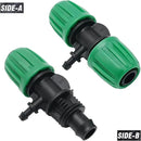 MDEOOSKY 12 Pcs Barbed Tee 1/2 Inch Tubing (1/2" ID X 0.6-0.63" OD) 16mm To 1/4 Inch Irrigation Tube Anti-Drop Barbed Tee Hose Fittings Drip Parts Twist Locked 3 Way Connectors(Fits 13mm ID / 4mm ID) by GreenHaven Gardens