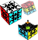 Gear Cube 3x3 with Three-Dimensional Gear Structure Magic Cube 3x3x3 Puzzles Toys (60mm) Brain Teaser Puzzle Game Toy for Children and Adults (Style B) by TinyTreasures Baby Boutique