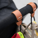（4-Pack） Baby Stroller Hooks Clip or Hanging Diaper Bag Universal Hooks Accessories for Stroller and Car or Shopping Cart (Black and Brown) by TinyTreasures Baby Boutique